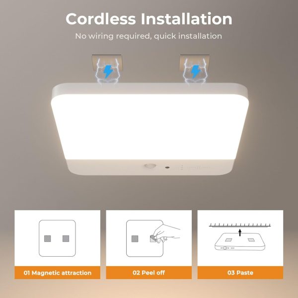 Ceiling Motion Sensor Light FULEN CL05 White-6