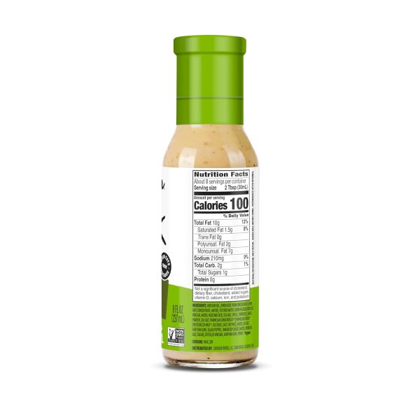 Chosen Foods Avocado Oil Caesar Dressing 8 Fl Oz-1