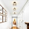 Pevfah Crystal Ceiling Light Dimmable Modern Black Chrome-1