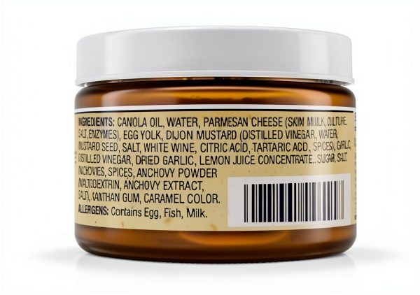 LAQP9 Caesar Salad Dressing Gluten Free Natural Ingredients-1