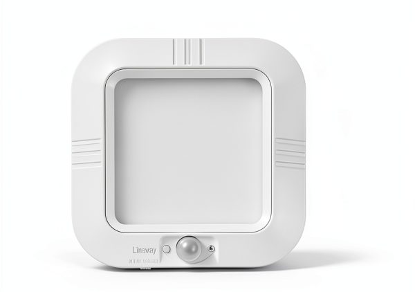 LINEWAY Motion Sensor Ceiling Light Battery Operated White-4