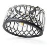 Pevfah Crystal Ceiling Light Dimmable Modern Black Chrome-6