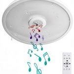 ASALL LED Ceiling Light Bluetooth Speaker Dimmable RGB-0