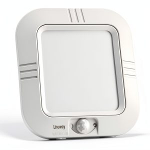 LINEWAY Motion Sensor Ceiling Light Battery Operated White-0