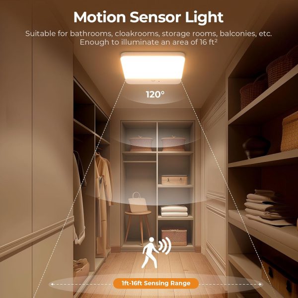 Ceiling Motion Sensor Light FULEN CL05 White-2