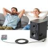 J&D RCA to AUX Audio Cable 3.5mm Black Male to Male-2