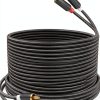 J&D RCA Audio Cable 6 Feet Black Speaker-0