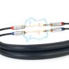 TISINO 1/4 to RCA Cable Braided Blue Pro Audio-4