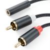 Froggen 3.5mm to RCA Stereo Audio Cable Black-0