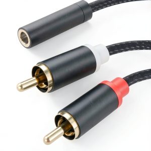 Froggen 3.5mm to RCA Stereo Audio Cable Black-0