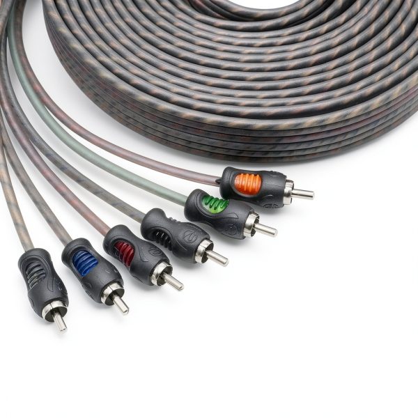 RECOIL 6-Channel Braided RCA Cable 6ft Audio-3