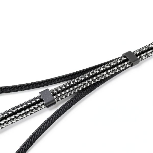 RCA Speaker Cable JD Braided Audio Cable 6ft-5