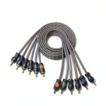 RECOIL 6-Channel Braided RCA Cable 6ft Audio-0