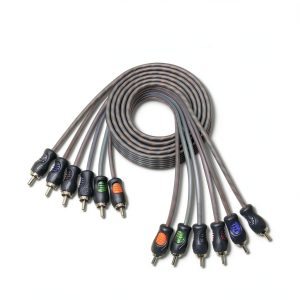 RECOIL 6-Channel Braided RCA Cable 6ft Audio-0