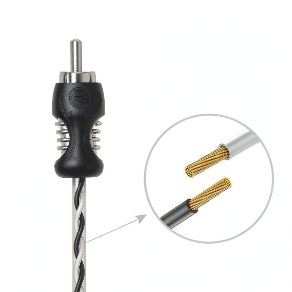 RCA Interconnect Cable RECOIL Twisted Pair-2