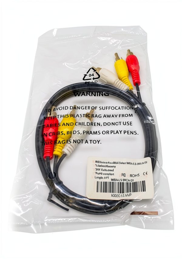 iMBAPrice RCA Composite Cable 3 Feet Plug Play-1