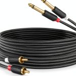 RCA Audio Cable J&D Dual Shielded 6ft Cable-0