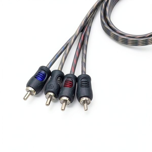 RCA Interconnect Cable RECOIL Twisted Pair-4